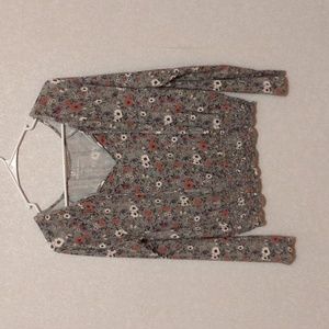 American Eagle Soft & Sexy Smocked Waist Top